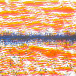 Water Water 5, 2014. Screen print on paper (unique print), 18 x 22 inches.