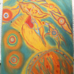 Gazing At The Moon Circus, 31.5" x 47.25"