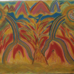 Striding Across Iapetus, 31.5" x 47.25"